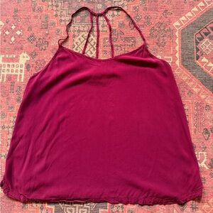 No Boundaries Deep Red Camisole Top